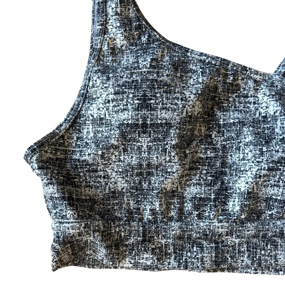 BuffBunny | Blue & White Stylish Shoulder Strap Padded Adjustable Sports Bra M - Picture 2 of 7